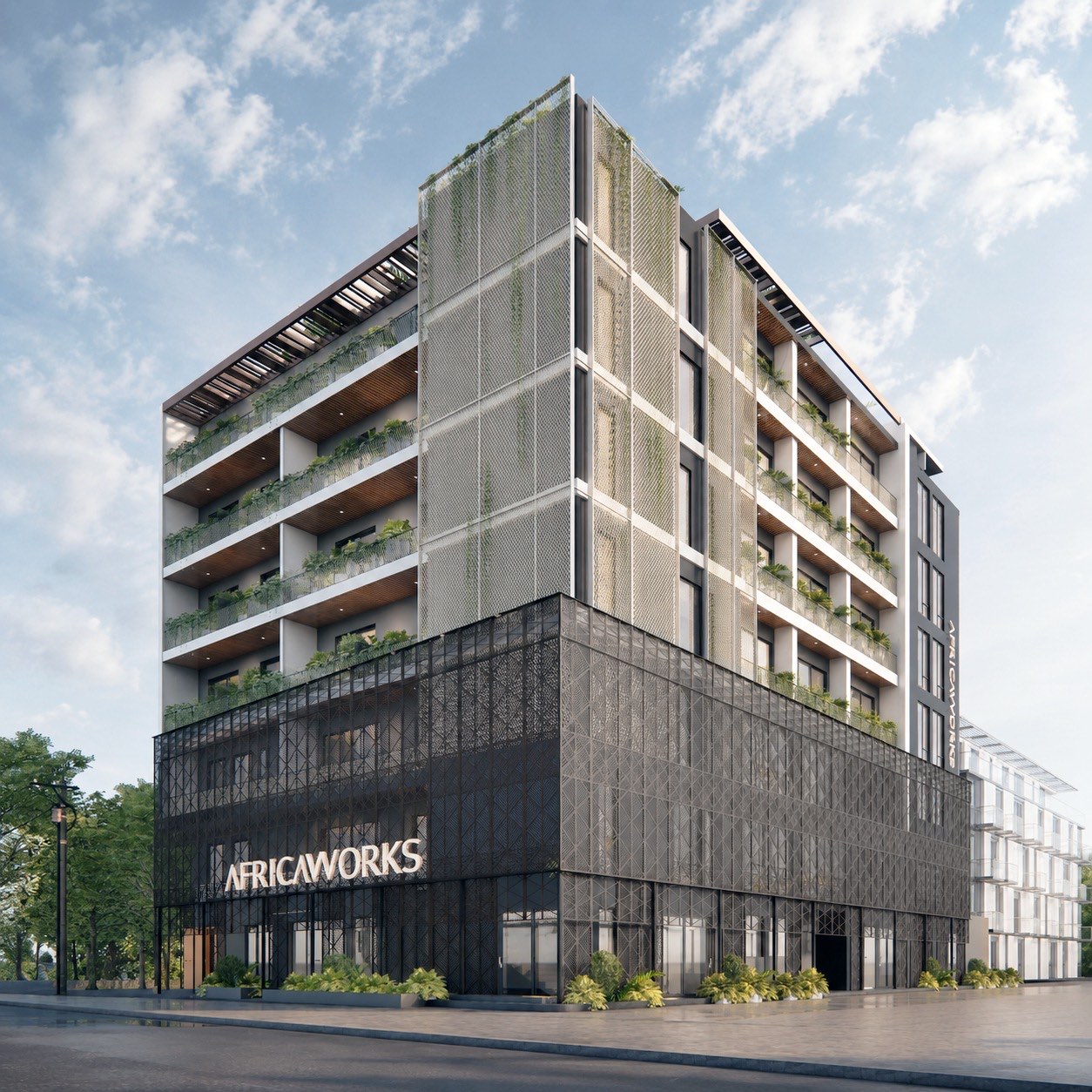 Street view, render
